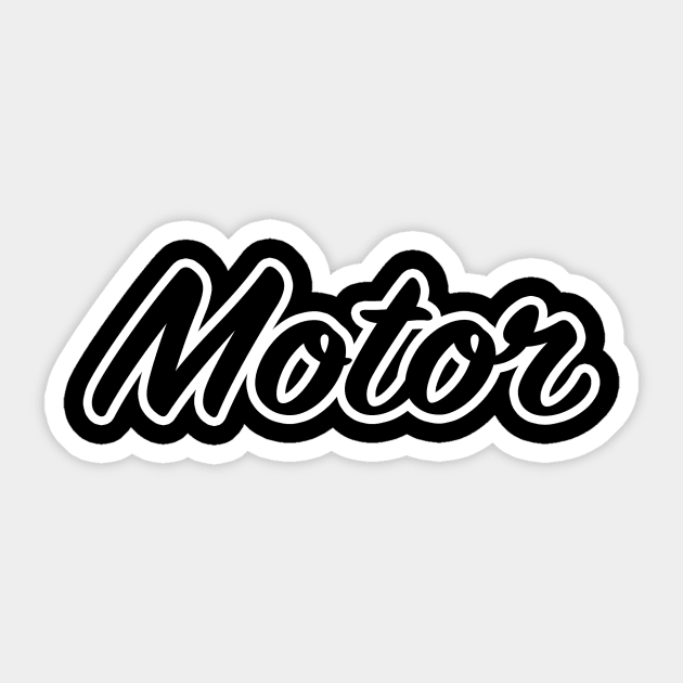 Motor Sticker by lenn